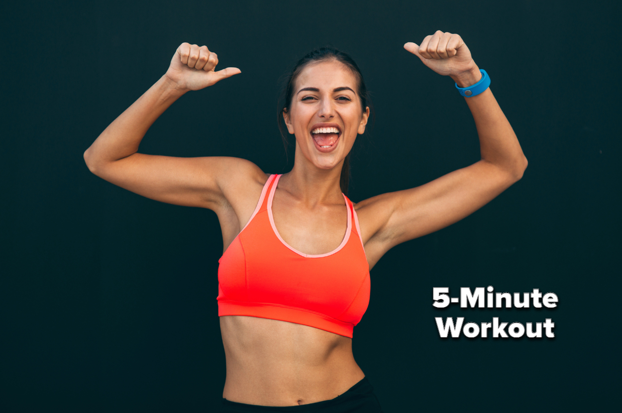 5 minute best sale ab workout standing