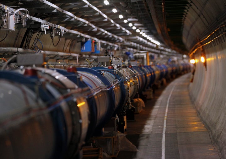 Imagen de archivo del túnel del LHC.