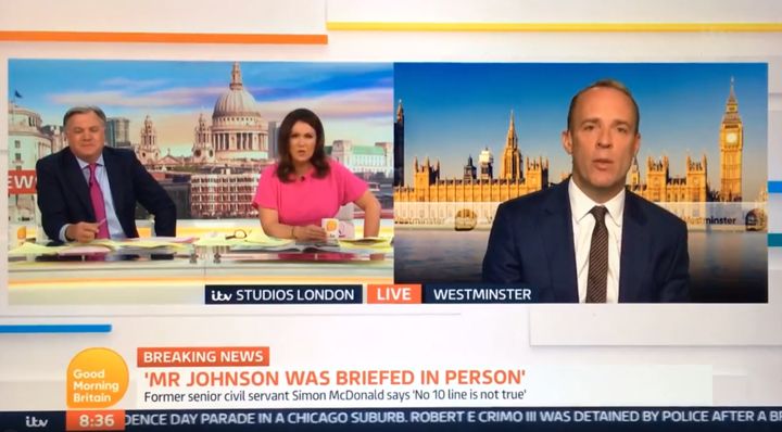 Susanna Reid clashed with Dominic Raab on Good Morning Britain