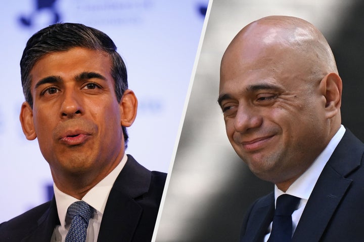 Rishi Sunak and Sajid Javid.