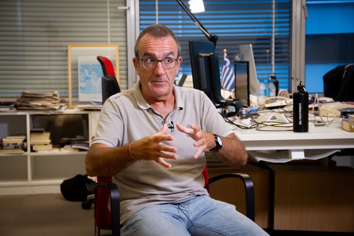 Yllanes, en la redacción de El Huffpost