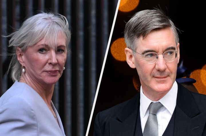 Loytalists Nadine Dorries and Jacob Rees-Mogg made public statements.