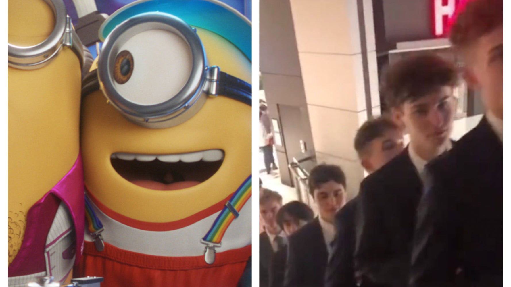 ミニオンズ 最新作をスーツ姿で観に行くのが流行 迷惑行為で上映中止も ハフポスト World