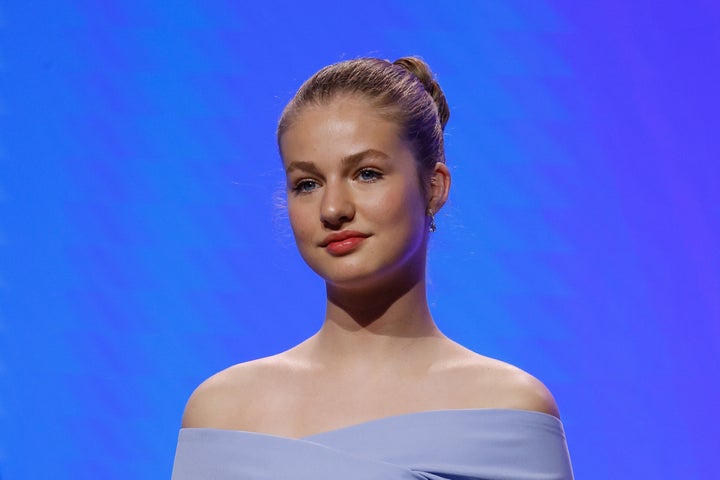 Leonor de Borbón, durante los Premios Princesa de Girona 2022.