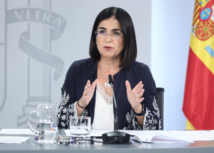 La ministra de Sanidad, Carolina Darias.
