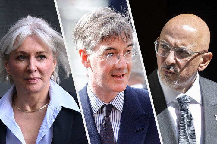 Nadine Dorries, Jacob Rees-Mogg and Nadhim Zahawi have all backed Johnson