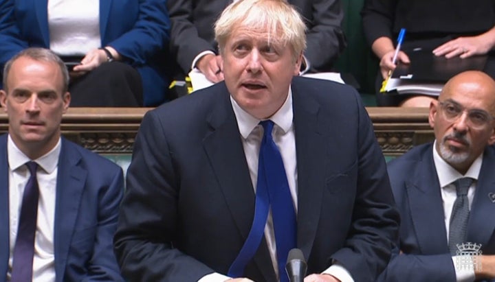 Boris Johnson in PMQs