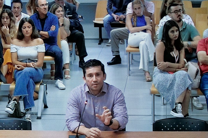 Jorge Ignacio Palma durante su declaración.