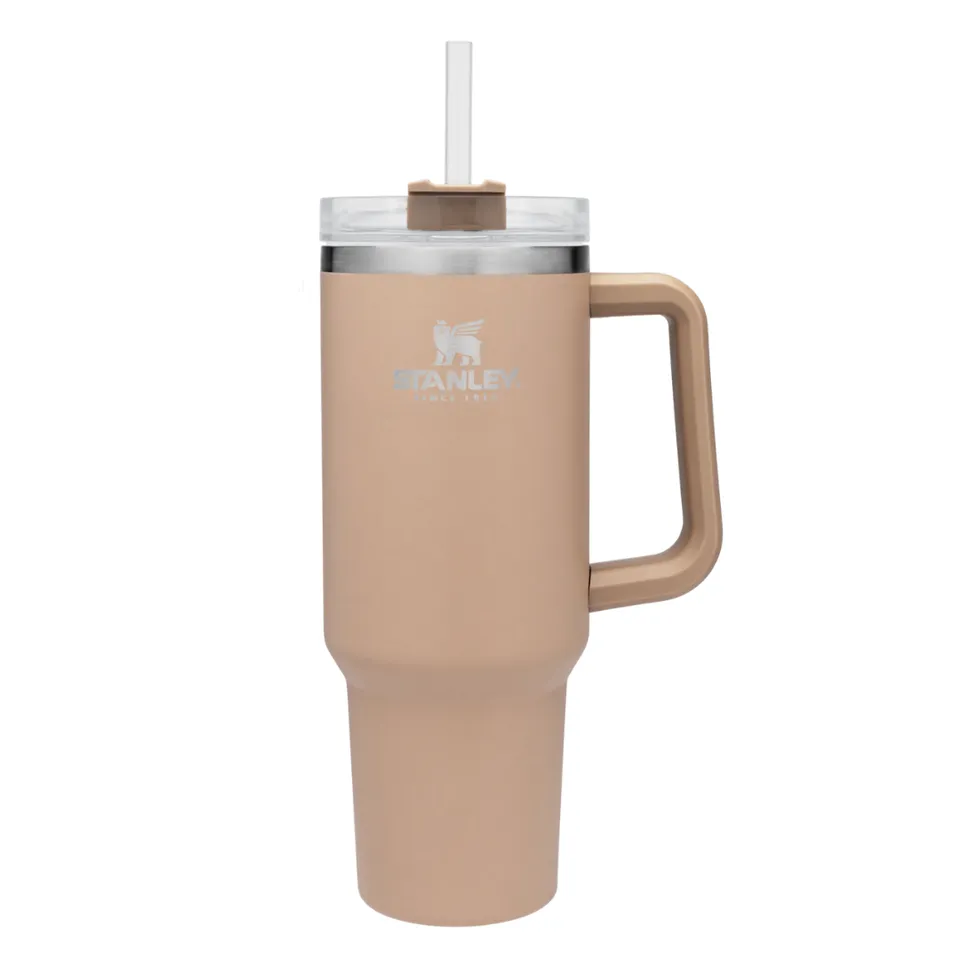 TikTok Viral Famous Stanley Tumbler Cup With Straw - Pink / 40 Oz