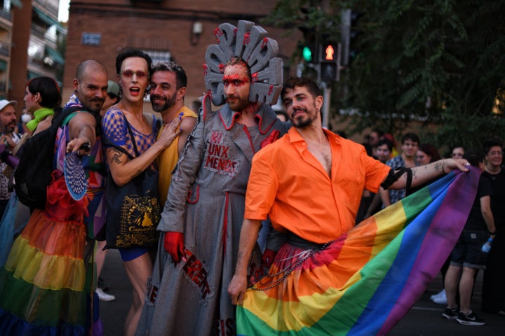 Manifestación durante el Orgullo 2022.