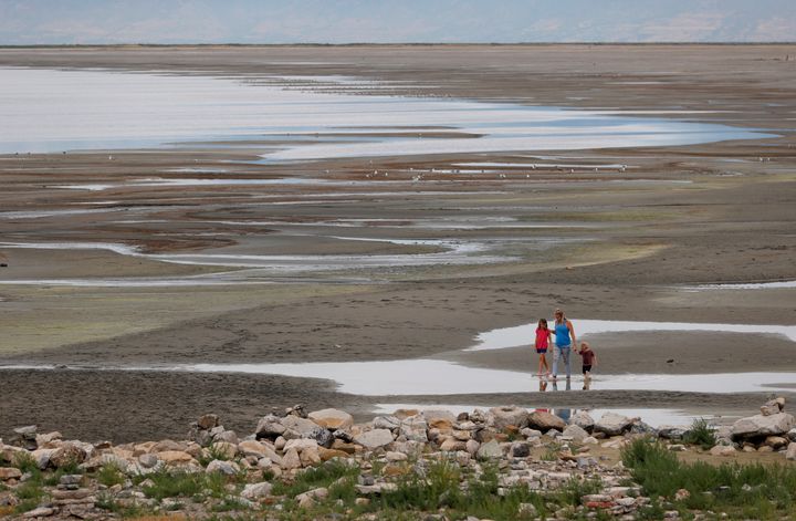 This year's record broke last year's, which was the first time the Great Salt Lake's levels were lower than they were in 1963.