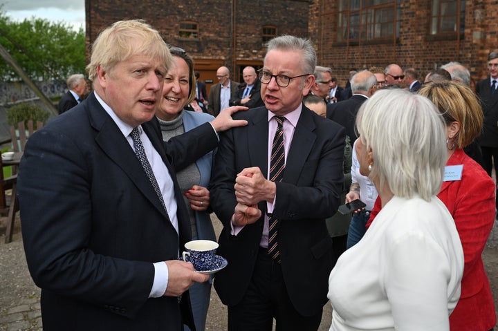 Boris Johnson and Michael Gove in May.