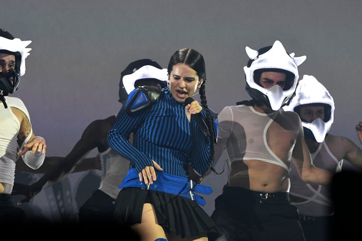 Rosalía en el inicio de su gira en Almería.