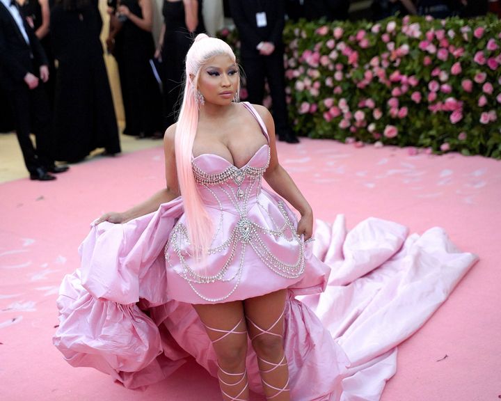 Nicki Minaj at the Met Gala in 2019