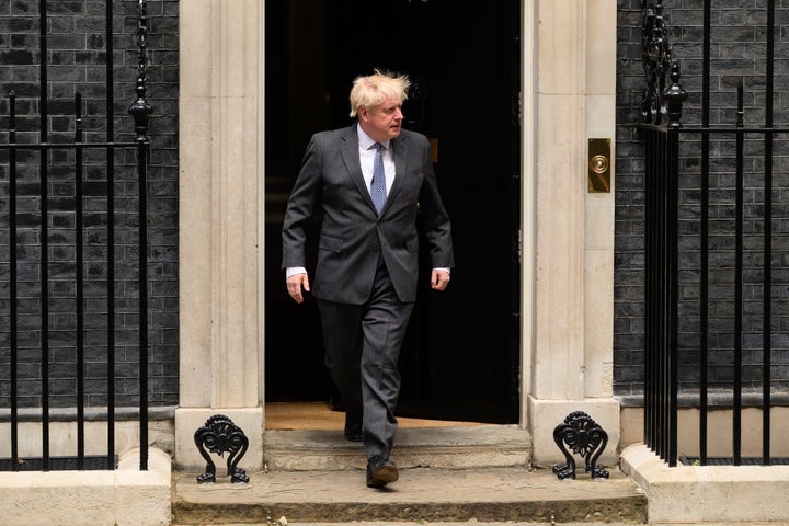 El todavía primer ministro de Reino Unido, Boris Johnson.