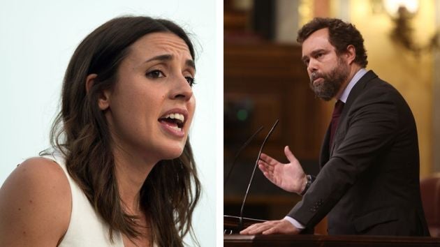 Irene Montero e Iván Espinosa de los Monteros.