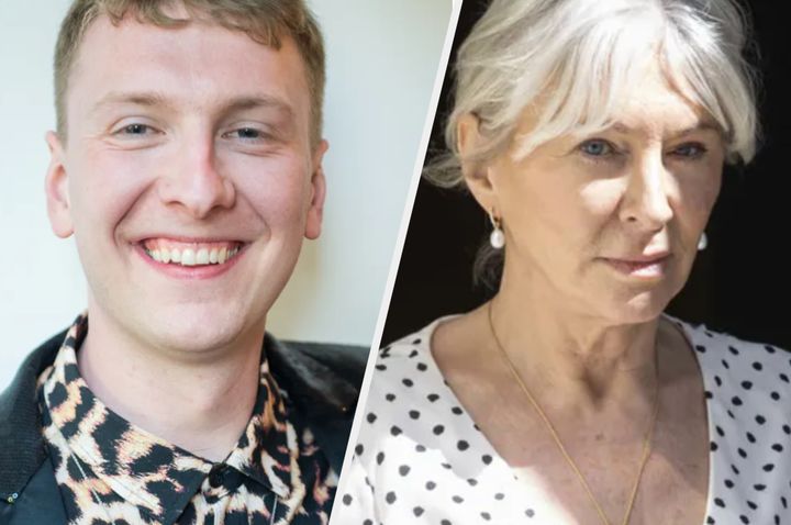 Joe Lycett and Nadine Dorries