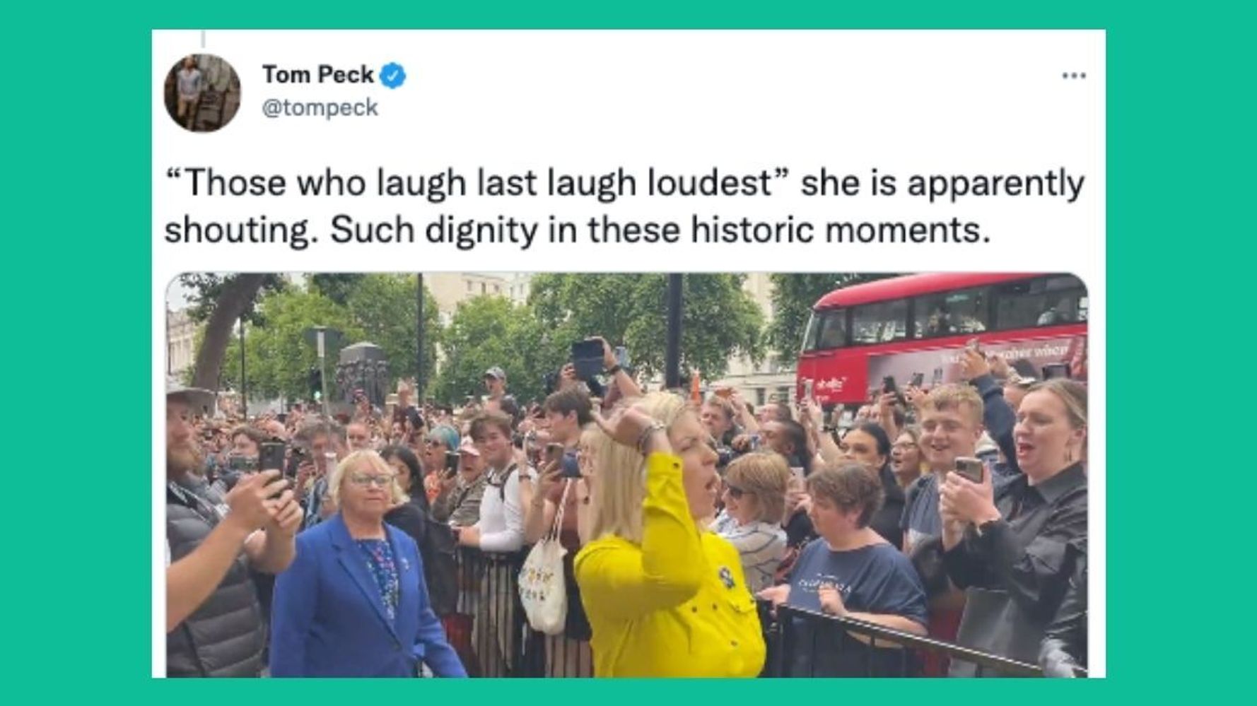 Tory MP Shouts Again At Booing Crowd Just Right after Boris Johnson Resigns