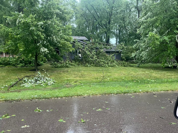 The tornado reached an EF2 rating on the Enhanced Fujita scale, with wind speeds of up to 135 mph.