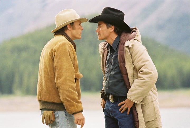 Heath Ledger and Jake Gyllenhaal in Brokeback Mountain