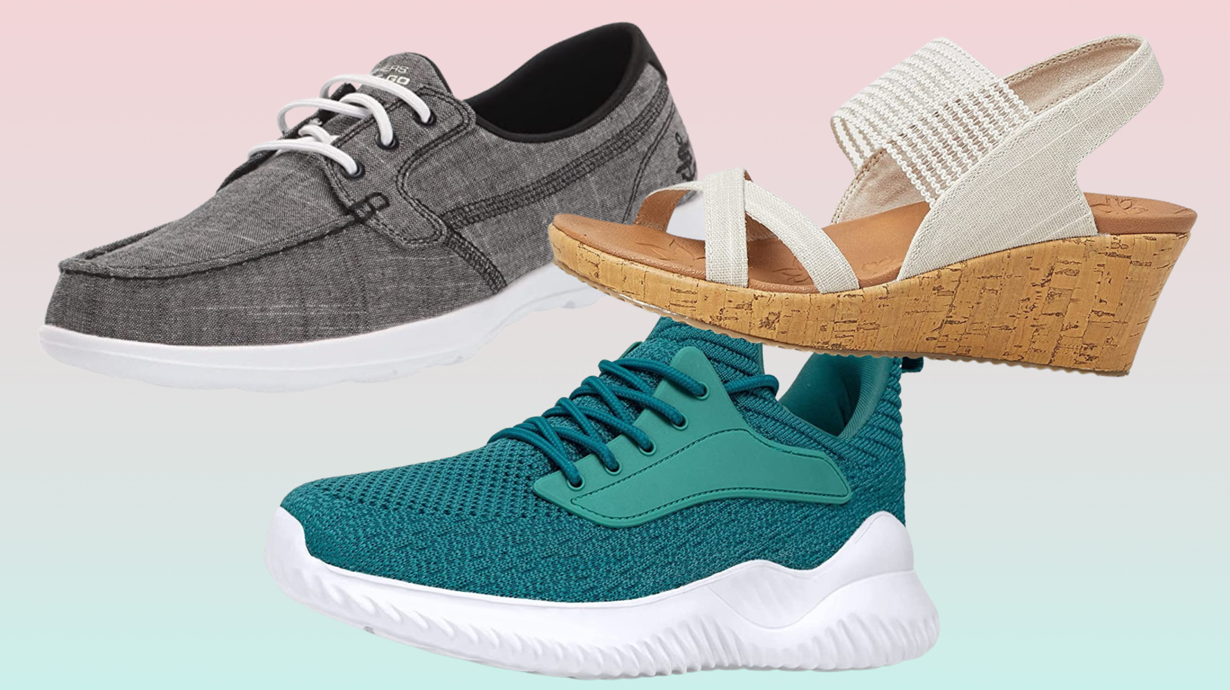 Skechers go step sandy boat shoes sales