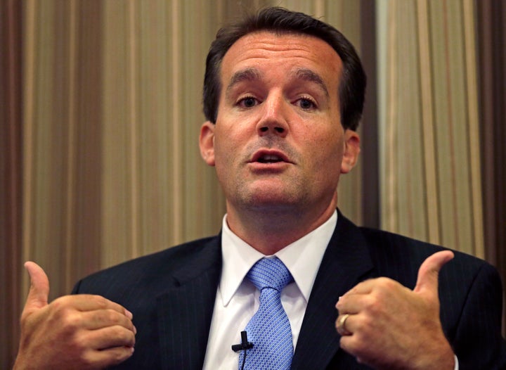 Kevin Smith, seen here running for New Hampshire governor in 2012, was accused in 2018 of mishandling harassment and retaliation complaints while serving as Londonderry town manager.