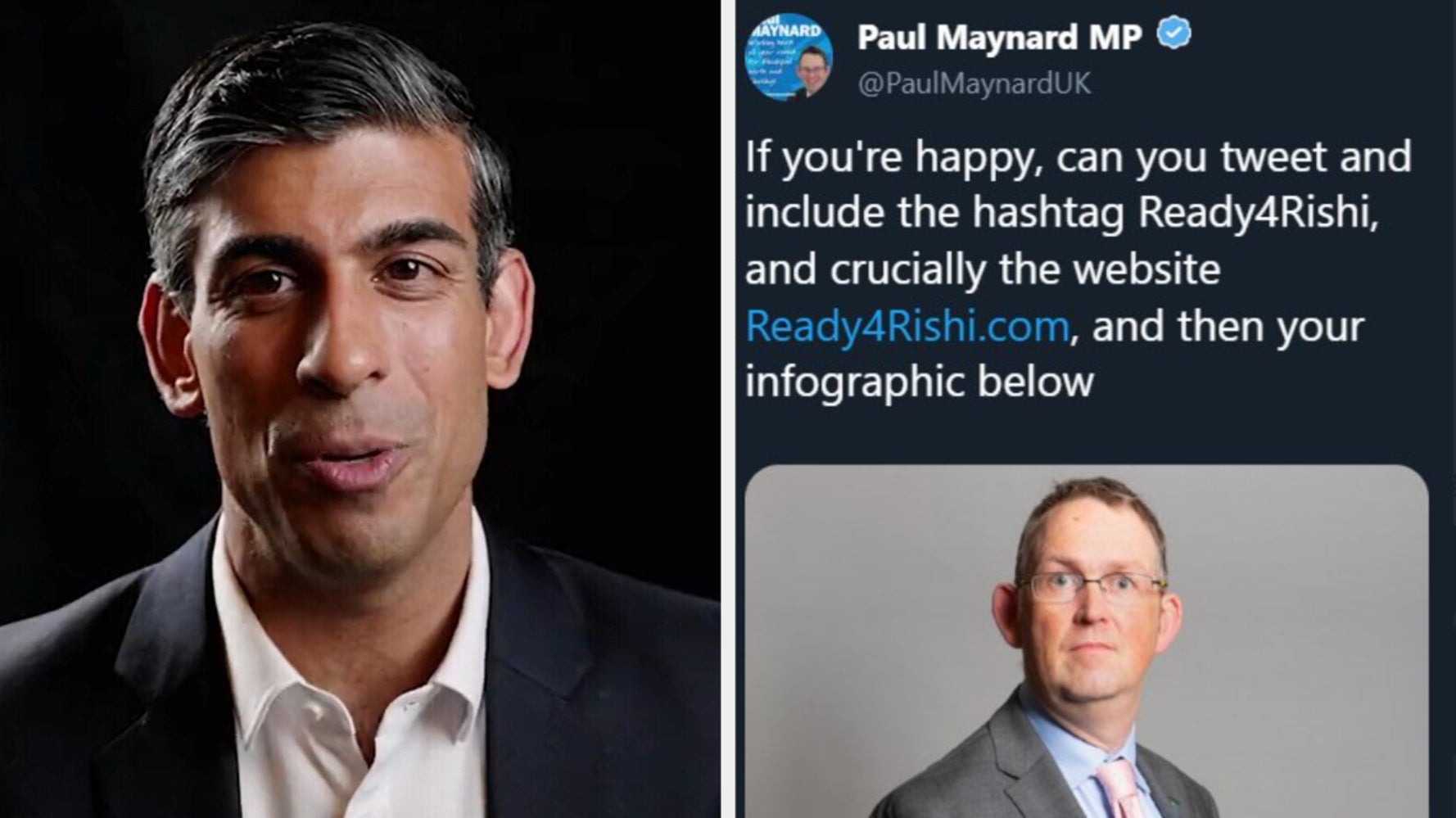 Rishi Sunak Campaign Gaffe As Tory MP Accidentally Reveals Instructions - Vimarsana News