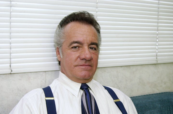 Tony Sirico in character as Paulie Walnuts on "The Sopranos."