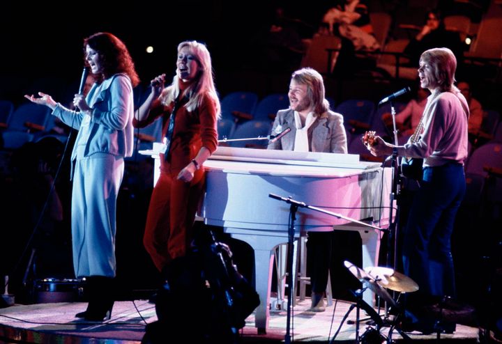 ABBA performing in 1979