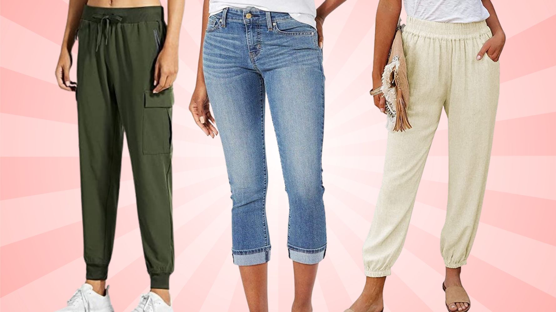Hue Capri and cropped jeans for Women, Online Sale up to 42% off