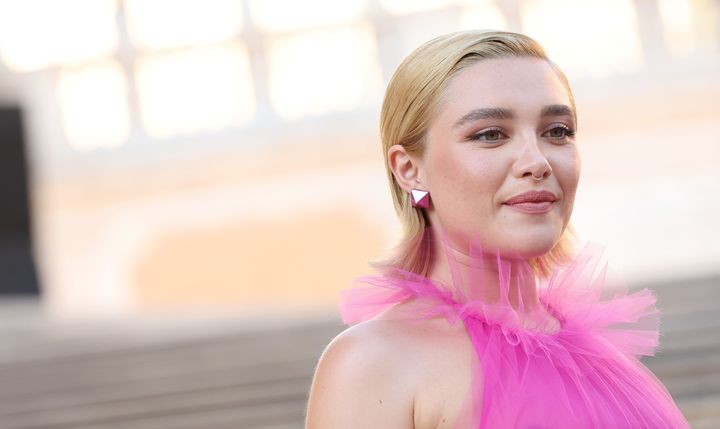 Florence Pugh attending Valentine's fall/winter fashion show