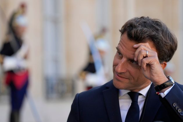 Le ministre Macron a aidé Uber à s'implanter sur le marché français, tollé à gauche (photo du 7 juin 2022)