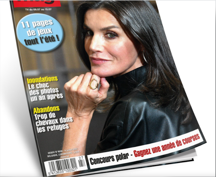 La portada de Soir Mag sobre Letizia.