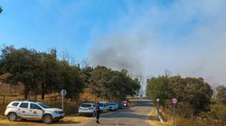 Estabilizado el incendio en El Ronquillo que obligo a desalojar a 50