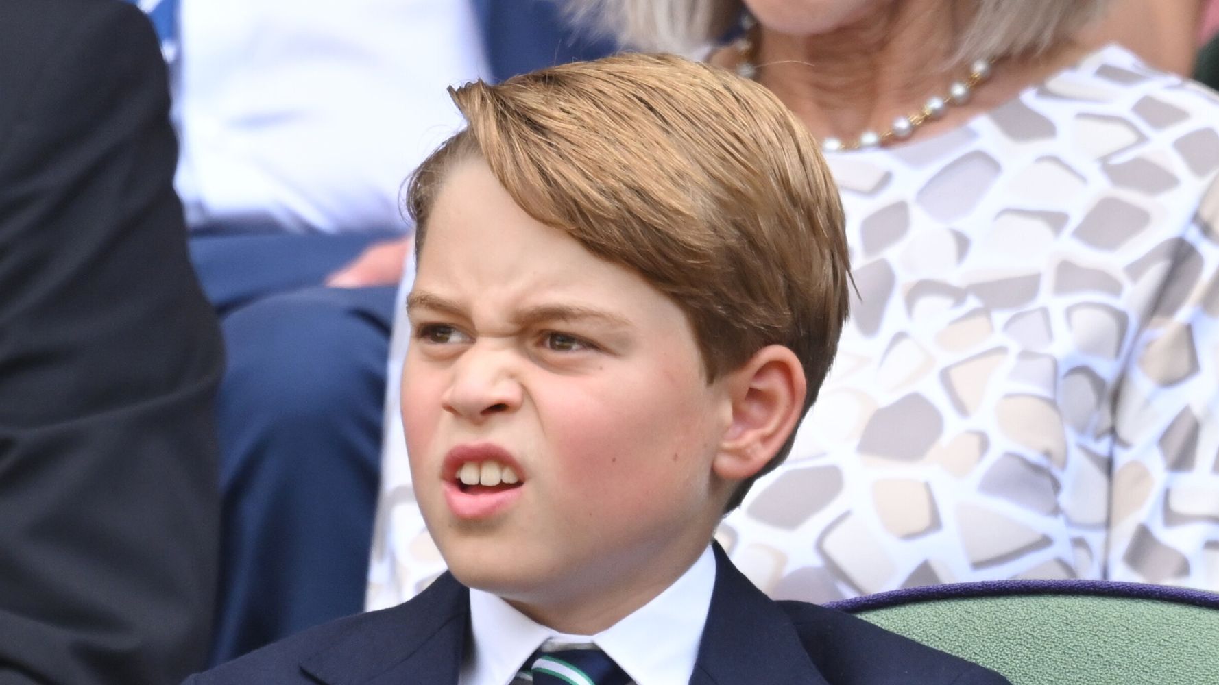 Prince George Shows Off A Wide Variety Of Expressions At Wimbledon Debut