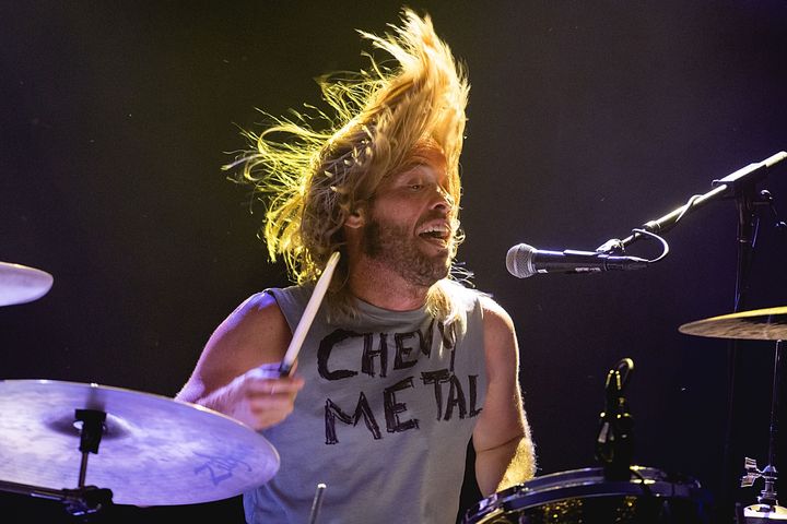 Taylor Hawkins of Foo Fighters and Chevy Metal performs in concert in 2016 in Austin, Texas.