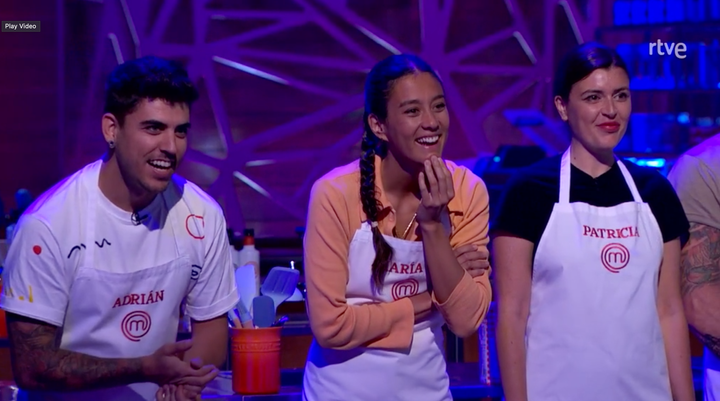 Tres de los aspirantes en la semifinal de 'MasterChef'.