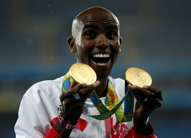 リオデジャネイロ五輪の陸上5000メートルと1万メートルで金メダルを獲得したファラー選手