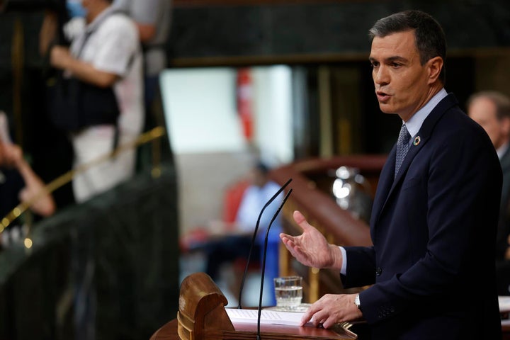 El presidente del Gobierno durante el debate del estado de la nación
