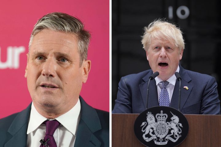 Keir Starmer wants Boris Johnson out of Number 10 immediately.