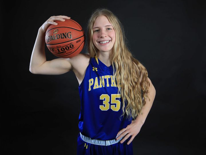 Nickerson High's Ava Jones was named the 2022 all-Reno County girls basketball player of the year.