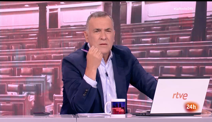 Xabier Fortes en 'La noche en 24 horas'.