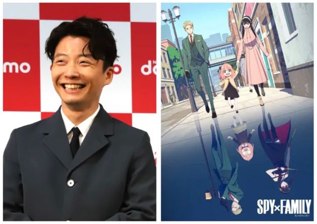 星野源さん（左）と、『SPY×FAMILY』のキービジュアル