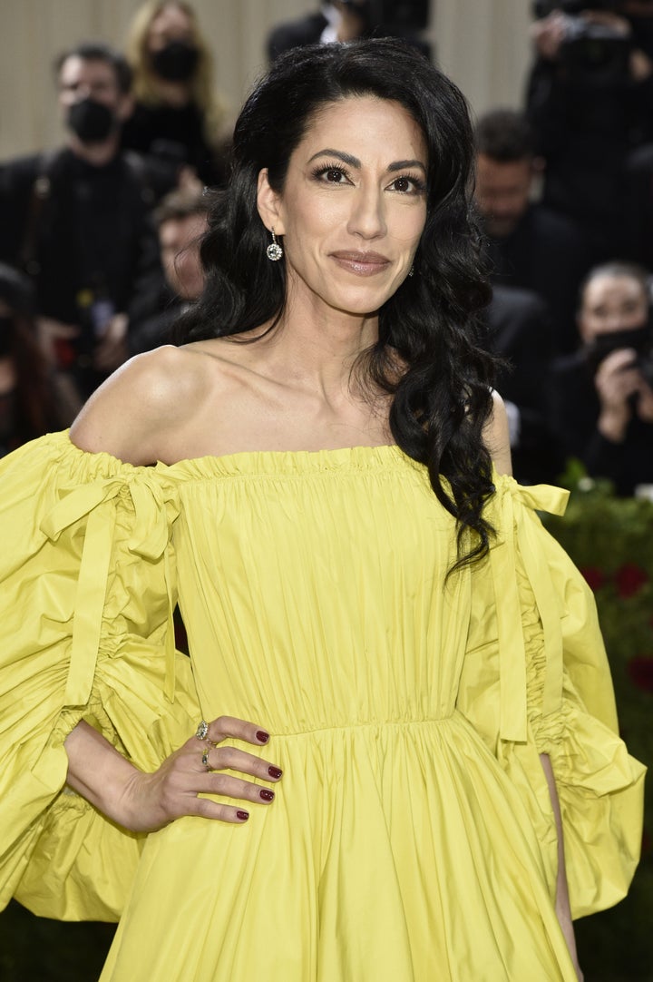 Huma Abedin, en la gala Met.