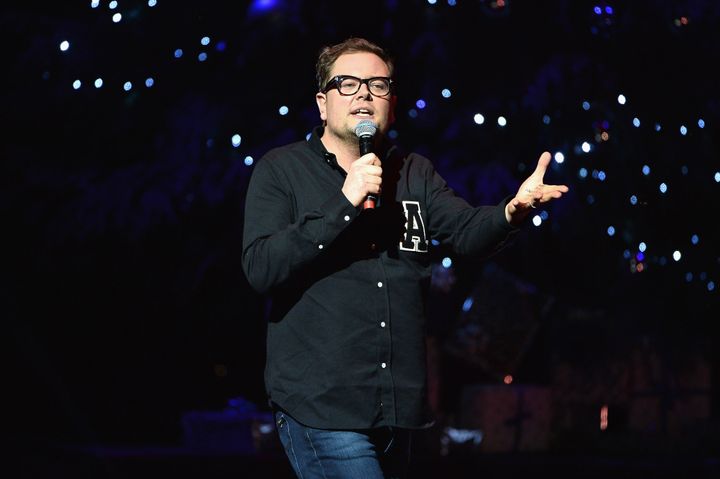 Alan Carr on stage