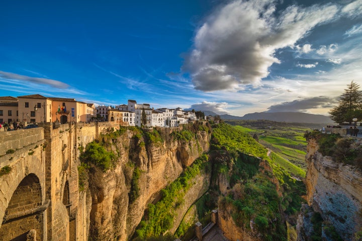 Panorámica de Puente Nuevo, en Ronda, Málaga.