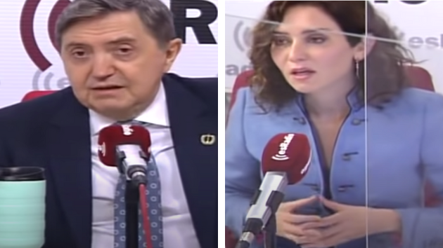 Jiménez Losantos y Ayuso, en una entrevista anterior.