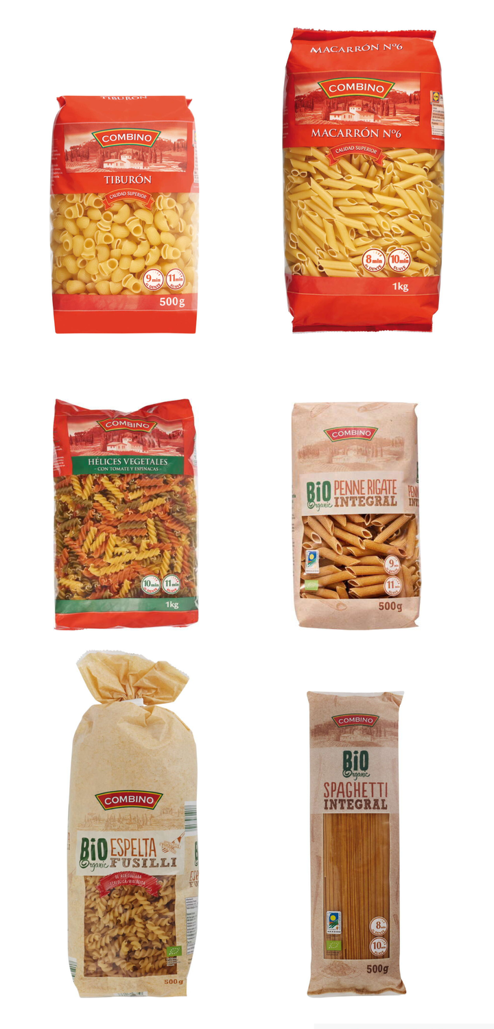 Pastas de Lidl.