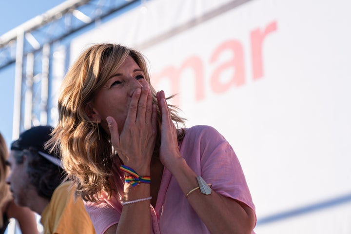 La vicepresidenta segunda y ministra de Trabajo, en la presentación de Sumar