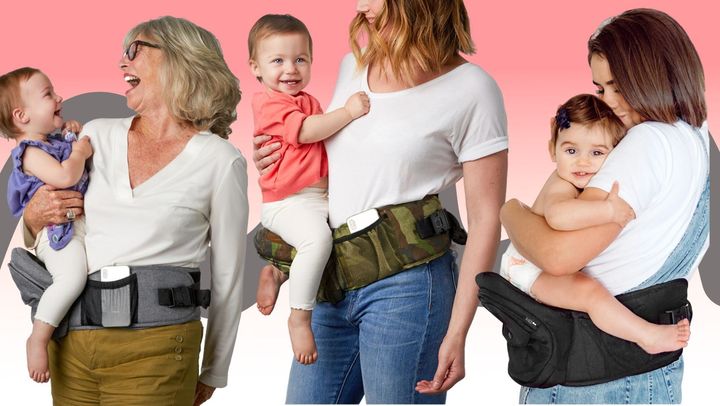 The internet-famous TushBaby carrier is a supportive and ergonomic hip seat suitable for children up to three years old.